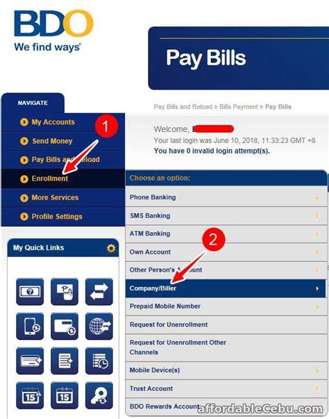 How to Pay Your BDO Credit Card Bills via BDO Online Banking.
